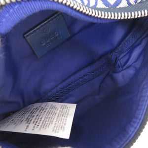 未使用品 グッチ スター 星 502095 キャンバス ブルー ウエストバッグ ボディバッグ ベルトバッグ 1424【中古】GUCCI