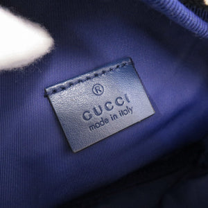 未使用品 グッチ スター 星 502095 キャンバス ブルー ウエストバッグ ボディバッグ ベルトバッグ 1424【中古】GUCCI