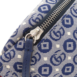 未使用品 グッチ スター 星 502095 キャンバス ブルー ウエストバッグ ボディバッグ ベルトバッグ 1424【中古】GUCCI