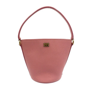 美品 ドルチェアンドガッバーナ レザー ゴールド金具 ピンク レオパード ハンドバッグ 1447【中古】DOLCE&GABBANA