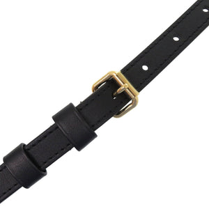 美品 ルイ ヴィトン トランククラッチ レザー ブラック 黒 ショルダーストラップ LV 1451【中古】LOUIS VUITTON