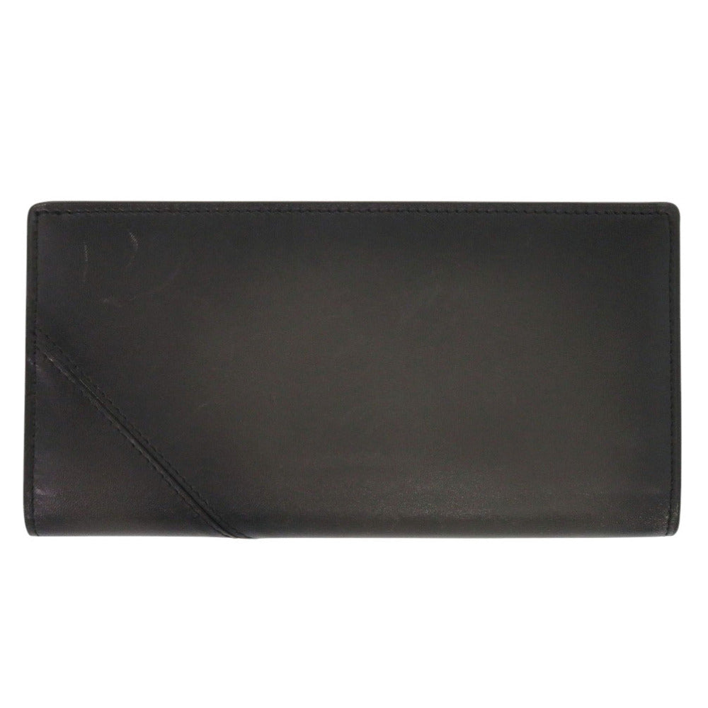 ベルルッティ カリグラフィ スクリット レザー ブラック 長財布 黒 1461【中古】BERLUTI
