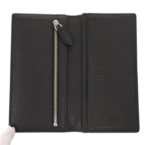 ベルルッティ カリグラフィ スクリット レザー ブラック 長財布 黒 1461【中古】BERLUTI