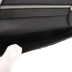 ベルルッティ カリグラフィ スクリット レザー ブラック 長財布 黒 1461【中古】BERLUTI