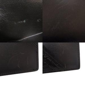 ベルルッティ カリグラフィ スクリット レザー ブラック 長財布 黒 1461【中古】BERLUTI