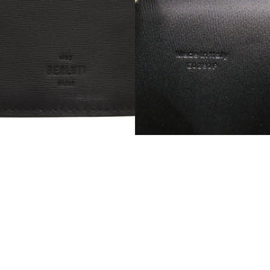 ベルルッティ カリグラフィ スクリット レザー ブラック 長財布 黒 1461【中古】BERLUTI