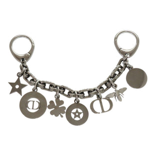 美品 クリスチャンディオール 30 モンテーニュ メタル ガンメタリック バッグチャーム 1471【中古】Christian Dior