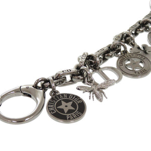 美品 クリスチャンディオール 30 モンテーニュ メタル ガンメタリック バッグチャーム 1471【中古】Christian Dior