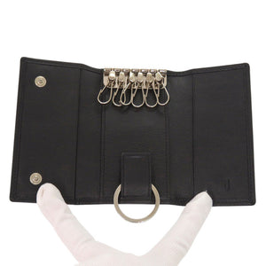 未使用 ダンヒル サイドカー 6連 QD5020A レザー ブラック キーケース 黒 1478【中古】Dunhill