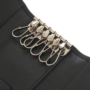 未使用 ダンヒル サイドカー 6連 QD5020A レザー ブラック キーケース 黒 1478【中古】Dunhill