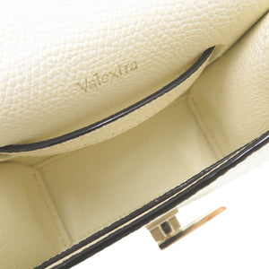 新品同様 ヴァレクストラ 2WAY イジィデ ベルト レザー ホワイト ショルダーバッグ 白 1493【中古】Valextra