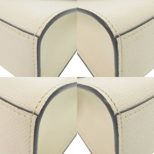 新品同様 ヴァレクストラ 2WAY イジィデ ベルト レザー ホワイト ショルダーバッグ 白 1493【中古】Valextra