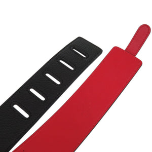 未使用品 クリスチャンルブタン ウエストベルト スタッズ レザー ブラック シルバー金具 黒 赤ベルト 1495【中古】Christian Louboutin