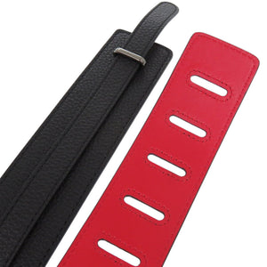 未使用品 クリスチャンルブタン ウエストベルト スタッズ レザー ブラック シルバー金具 黒 赤ベルト 1495【中古】Christian Louboutin