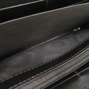 新品同様 グッチ グッチシマ ラウンドファスナー ウォレット 473928 525040 長財布 レザー ブラック 1516【中古】GUCCI