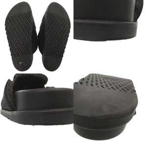 美品 エルメス Mule Go ミュール ゴー FR232865ZH ムートン Hロゴ スウェード ブラック 1517【中古】HERMES