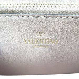 未使用 ヴァレンティノガラヴァーニ ロックスタッズ RW2P0Q13BOL カーフ ゴールド金具 ピンク ショルダーバッグ フォンケース 1521【中古】VALENTINO GARAVANI