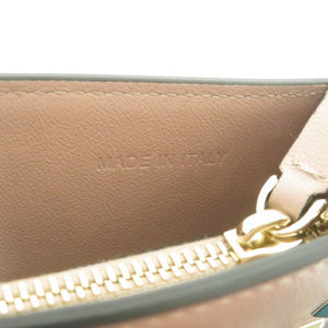 未使用 ヴァレンティノガラヴァーニ ロックスタッズ RW2P0Q13BOL カーフ ゴールド金具 ピンク ショルダーバッグ フォンケース 1521【中古】VALENTINO GARAVANI