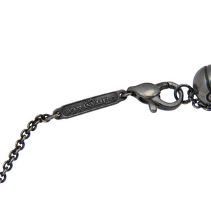 美品 ティファニー ダニエルアーシャム ポケモン コラボ ピカチュウ いぶし加工 ネックレス スターリングシルバー/ダイヤモンド ブラック 黒 ジュエリー アクセサリー 1530【中古】TIFFANY&Co.