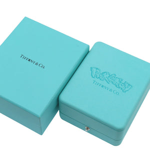 美品 ティファニー ダニエルアーシャム ポケモン コラボ ピカチュウ いぶし加工 ネックレス スターリングシルバー/ダイヤモンド ブラック 黒 ジュエリー アクセサリー 1530【中古】TIFFANY&Co.