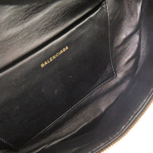 美品 バレンシアガ スーベニア チャーム 518163 ウール レザー レッド ブラック グレー ボディバッグ ベルトバッグ 1535【中古】BALENCIAGA