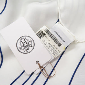 未使用品 エルメス カレ90 ブリッド ドゥ ガラ タトゥー コットン シルク コットン ポリエステル ホワイト ネイビー スカーフ 1545【中古】HERMES