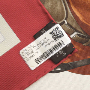 未使用品 エルメス カレ90 ATTELAGE EN ARBALETE 弓形連結 シルク マルチカラー スカーフ 1546【中古】HERMES