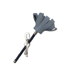 未使用 エルメス フルール 花 スイフト メタル ブルー ネイビー シルバー ブローチ 1554【中古】HERMES