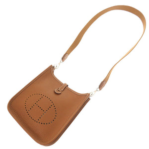 未使用 エルメス エブリンTPM アマゾン ショートストラップ トリヨンクレマンス ゴールド シルバー金具 K刻印(2025年製) ショルダーバッグ 茶 1561 【中古】 HERMES