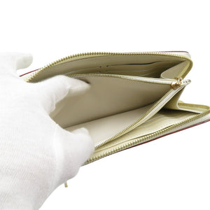 未使用 ルイヴィトン スハリ ジッピーウォレット M93026 レザー ゴールド金具 ブロンホワイト 長財布 1566【中古】LOUIS VUITTON