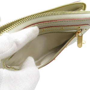 未使用 ルイヴィトン スハリ ジッピーウォレット M93026 レザー ゴールド金具 ブロンホワイト 長財布 1566【中古】LOUIS VUITTON