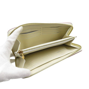 未使用 ルイヴィトン スハリ ジッピーウォレット M93026 レザー ゴールド金具 ブロンホワイト 長財布 1566【中古】LOUIS VUITTON
