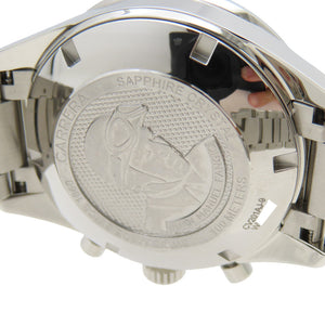 新品同様 タグホイヤー カレラ キャリバー16 CV201AJ-9 自動巻き 腕時計 SS ブラック 黒文字盤 1574【中古】TAG HEUER メンズ