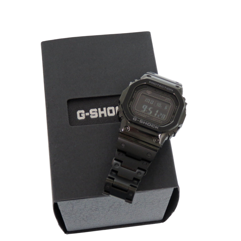 新品同様 カシオ G-SHOCK フルメタル GMW-B5000GD-1JF タフソーラー 腕時計 SS ブラック 黒文字盤 1575【中古】CASIO