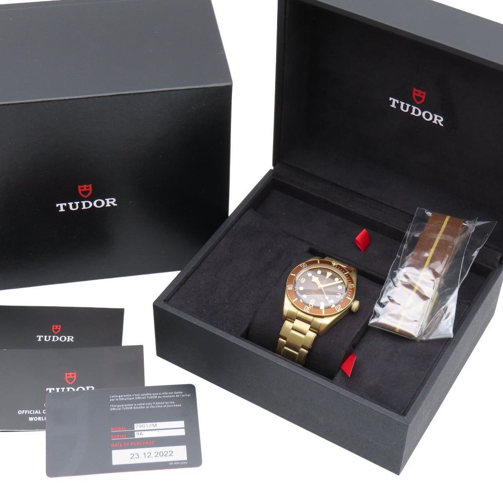 美品 チューダー ブラックベイ 58 79012M 自動巻き 腕時計 キャンバス/ブロンズ ブラウン 1578【中古】Tudor メンズ