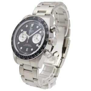 新品同様 チューダー ブラックベイ クロノ ヘリテージ 79360N 自動巻き 腕時計 ステンレススチール ブラック 黒文字盤 1579【中古】Tudor メンズ