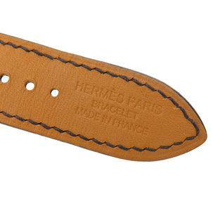 美品 エルメス ドゥブルトゥール グルメット メタル アップルウォッチ 41mm 腕時計 ベルト スイフト ブラック/シルバー 黒 U刻印 1580【中古】HERMES メンズ