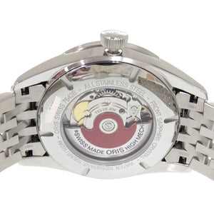 新品同様 オリス アーティックス デイト 01 733 7642 4034 SS ブラック 黒文字盤 自動巻き 腕時計 1581【中古】ORIS