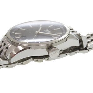 新品同様 オリス アーティックス デイト 01 733 7642 4034 SS ブラック 黒文字盤 自動巻き 腕時計 1581【中古】ORIS