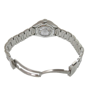 美品 タグホイヤー カレラ キャリバー9 デイト ダイヤ WBN2413 SS ネイビー シルバー 自動巻き 腕時計 1585【中古】TAG HEUER