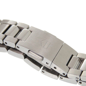 美品 タグホイヤー カレラ キャリバー9 デイト ダイヤ WBN2413 SS ネイビー シルバー 自動巻き 腕時計 1585【中古】TAG HEUER