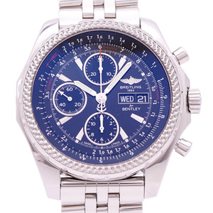 新品同様 ブライトリング ベントレーGT クロノグラフ A1336224 自動巻き 腕時計 SS ブラック 黒文字盤 1587【中古】BREITLING メンズ ギャラ付き