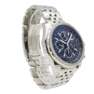 新品同様 ブライトリング ベントレーGT クロノグラフ A1336224 自動巻き 腕時計 SS ブラック 黒文字盤 1587【中古】BREITLING メンズ ギャラ付き