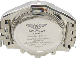 新品同様 ブライトリング ベントレーGT クロノグラフ A1336224 自動巻き 腕時計 SS ブラック 黒文字盤 1587【中古】BREITLING メンズ ギャラ付き