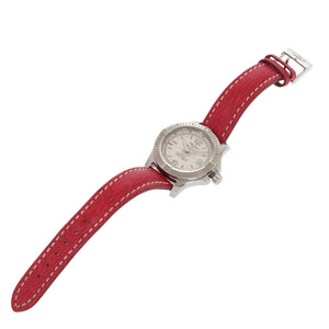 ブライトリング コルト レディ A77388 SS レザー ホワイト レッド 白文字盤 クオーツ 腕時計 1591【中古】BREITLING