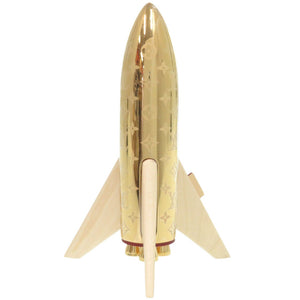 未使用 ルイ ヴィトン ロケット モノグラム GI0794 メタル/ウッド ゴールド オブジェ ペーパーウェイト LV 1617【中古】LOUIS VUITTON