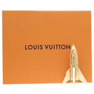 未使用 ルイ ヴィトン ロケット モノグラム GI0794 メタル/ウッド ゴールド オブジェ ペーパーウェイト LV 1617【中古】LOUIS VUITTON