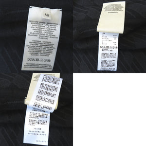 美品 エルメス ノーカラー ニットジャケット リバーシブルモデル ウール/カシミヤ ブラック アウター 黒 1621【中古】HERMES