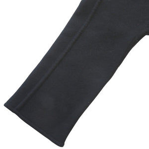 美品 エルメス ノーカラー ニットジャケット リバーシブルモデル ウール/カシミヤ ブラック アウター 黒 1621【中古】HERMES