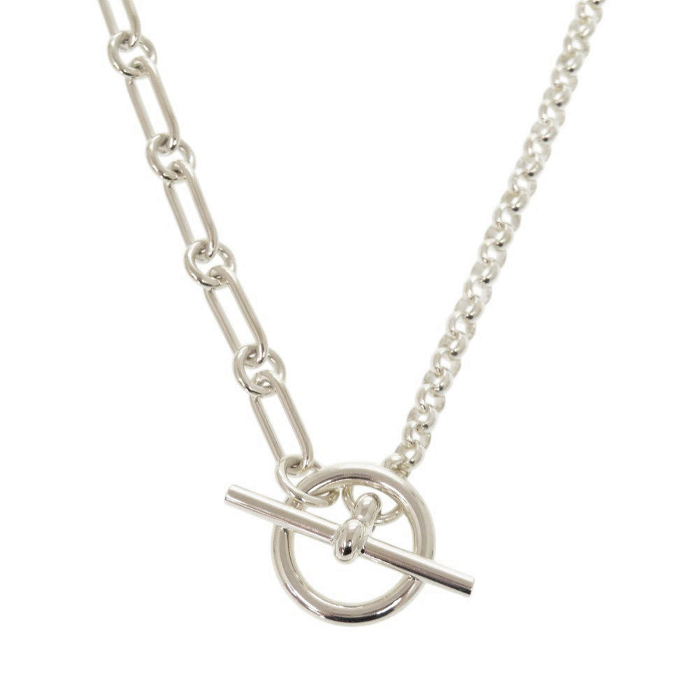美品 エルメス シェーヌダンクル パンク ST シルバー925 ネックレス 1632【中古】HERMES